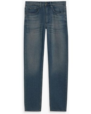 Rag & Bone Fit 2 Miramar Denim-Effect Print Cotton-Blend Jersey Pants - Blue
