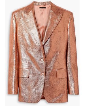 Tom Ford Lamé Blazer - Pink