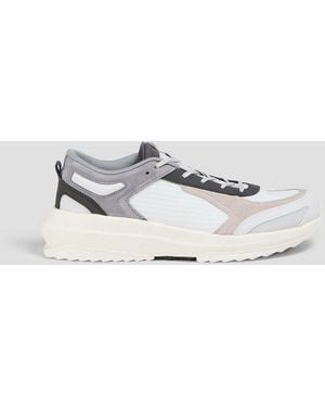 Athletic Propulsion Labs Jogger Mesh And Suede Trainers - Blue