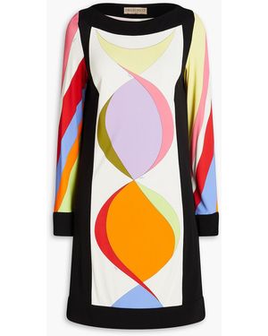 PUCCI Printed Jersey Dress - Orange