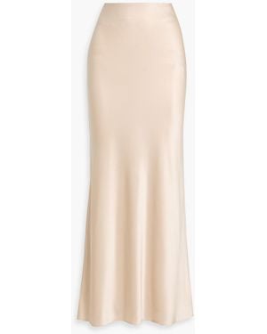 The Sei Silk-Satin Maxi Skirt - Natural