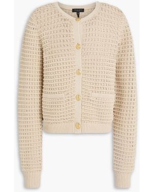 Rag & Bone Marlee Pointelle-Knit Cotton-Blend Cardigan - Natural
