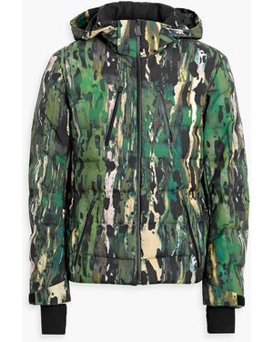 Aztech Mountain Nuke Quilted Camouflage-Print Down Ski Jacket - Green