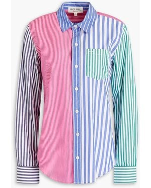 Alex Mill Striped Cotton-poplin Shirt - Pink