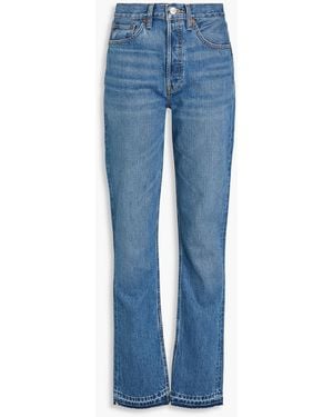 RE/DONE 70s High-rise Bootcut Jeans - Blue