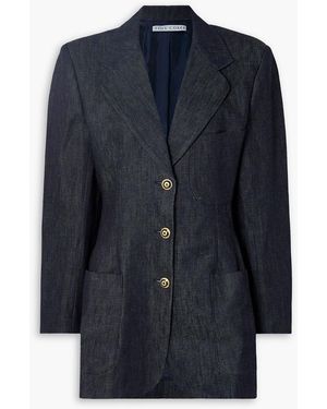 Tolu Coker Denim Blazer - Blue