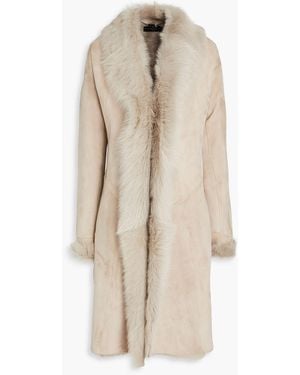 Dom Goor Reversible Shearling Coat - Natural