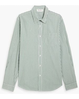 Alex Mill Mill Striped Cotton-Poplin Shirt - Blue