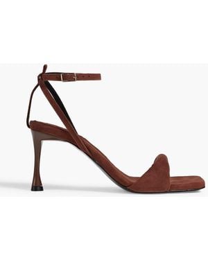 Tibi Hugh Suede Sandals - Brown
