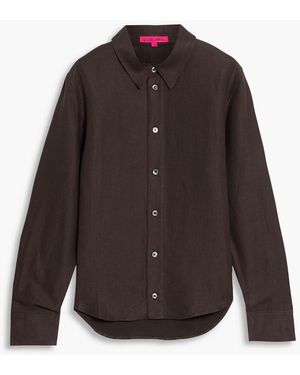 The Elder Statesman Easy Twill Shirt - Brown