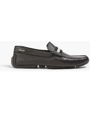Bally Drivers "pearce" aus narbenleder - Schwarz