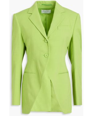 Sportmax Crystal-embellished Crepe Blazer - Green