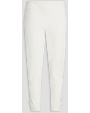 Moncler Twill Tapered Trousers - White
