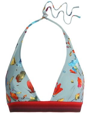 La Perla Floral-print Triangle Bikini Top - Red