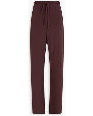 A.Emery Estee Crepe Wide-leg Trousers - Purple