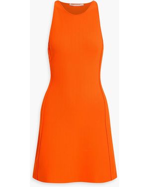 Stella McCartney Stretch-Knit Mini Dress - Orange