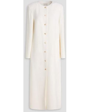 Loulou de Saison Martil Wool And Cashmere-Blend Coat - White