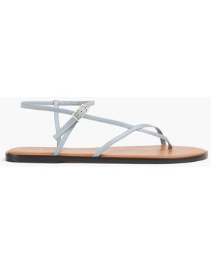 Atp Atelier Capri Leather Sandals - White