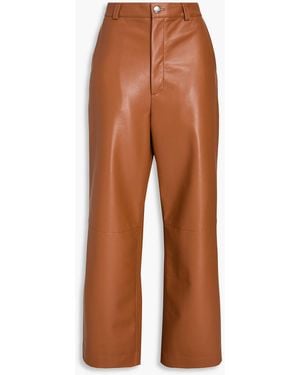 Nanushka Straight-leg Trousers - Brown