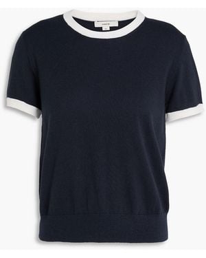 Vince Oberteil aus einer baumwoll-kaschmirmischung - Blau