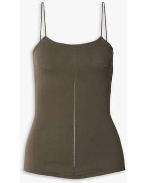 Lemaire Knitted Tank - Brown