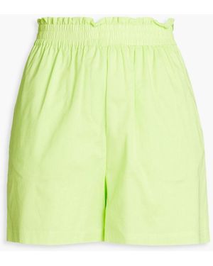 Paul Smith Neon Cotton Shorts - Yellow