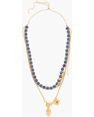 Zimmermann Gold-tone Multi-stone Necklace - White
