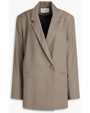TOVE Diane Wool Blazer - Brown