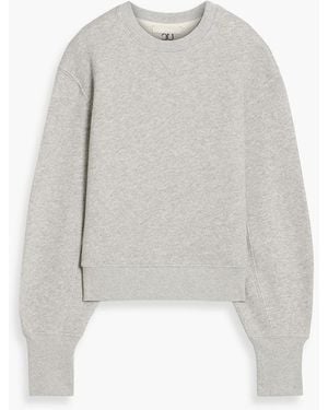 Ulla Johnson Lumi sweatshirt aus baumwollfrottee - Weiß