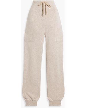 Ulla Johnson Calla track pants aus frottee aus einer baumwollmischung - Weiß