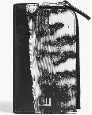 dunhill Printed Leather Cardholder - Black