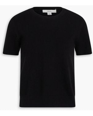 Vince Wool-blend Top - Black