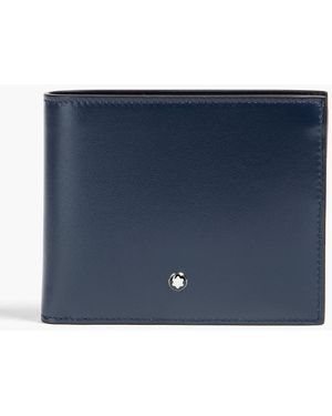 Montblanc Leather Wallet - Blue