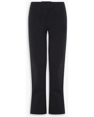 Conner Ives Stretch-jersey Flared Trousers - Blue