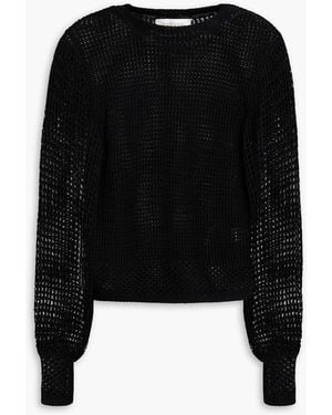 Zimmermann Crochet-knit Top - Black