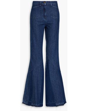 E.L.V. Denim The 1970s High-rise Flared Jeans - Blue