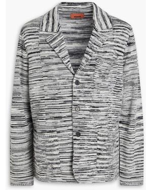 Missoni Space-Dyed Cashmere Blazer - Grey
