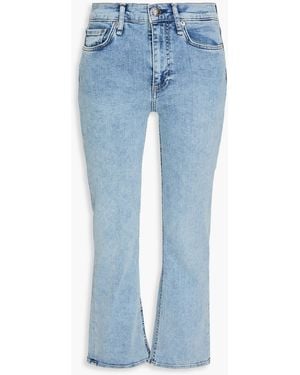 Rag & Bone Peyton High-Rise Bootcut Jeans - Blue