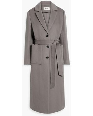 Diane von Furstenberg Nene Wool-Felt Coat - Grey