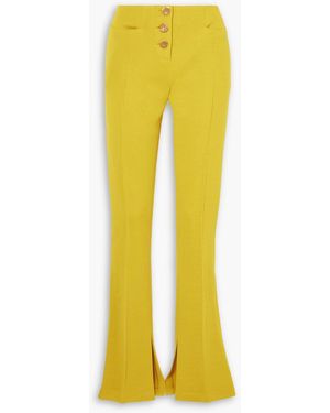 16Arlington Maroa Wool-blend Flared Trousers - Yellow
