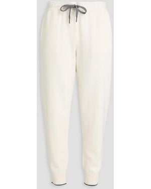 Brunello Cucinelli Cashmere Joggers - White