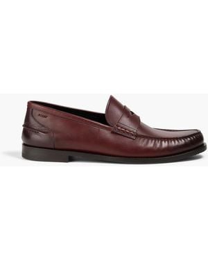 Bally Kebler Leather Penny Loafers - Brown