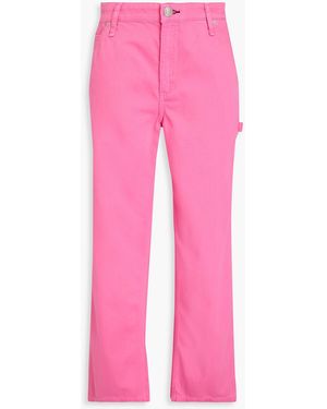 Rag & Bone Sid Carpenter Mid-rise Wide-leg Trousers - Pink