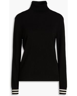 Chinti & Parker Wool And Cashmere-blend Turtleneck Sweater - Black
