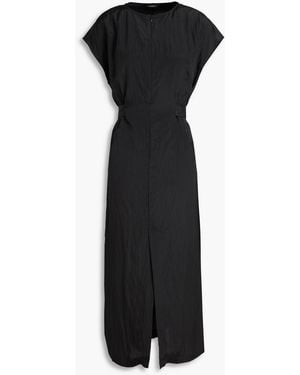 A.Emery Malette Moire Midi Dress - Black