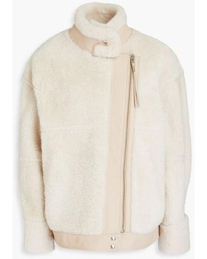 IRO Denmark Shearling Jacket - White