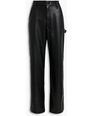 Rag & Bone Sid Faux Leather Cargo Trousers - Black