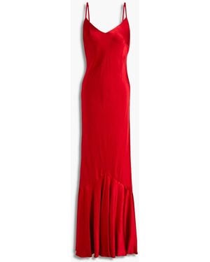 Ghost Hollywood Bella Satin-crepe Maxi Slip Dress - Red
