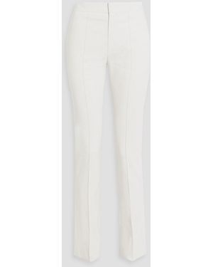 Isabel Marant Kalirok Cotton-Blend Slim-Leg Pants - White