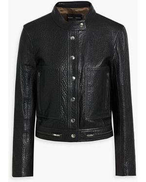 Proenza Schouler Alice Zip-Detailed Leather Jacket - Black